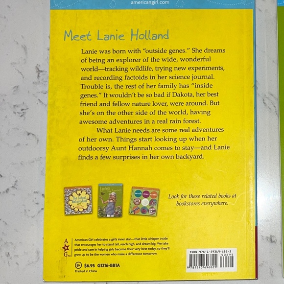 American Girl Doll Books Set of 2 Lanie GOTY Reading Ladies Real Adventures - Picture 5 of 6